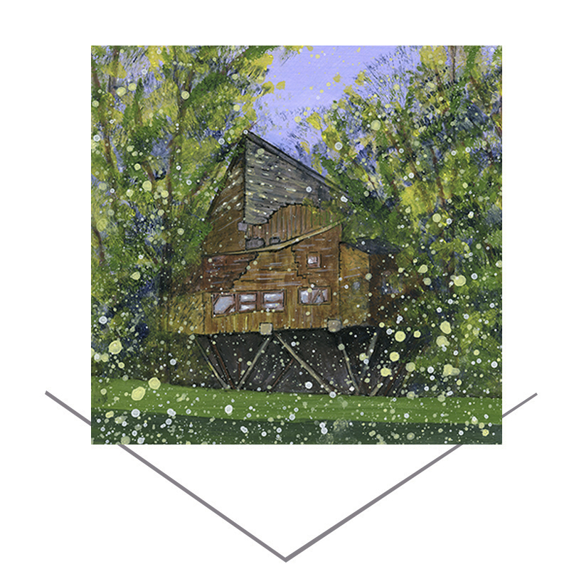 Alnwick Gardens - The Tree House Greeting Card